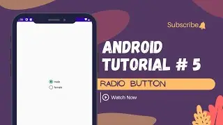 Android Studio Tutorials | how to create a Radio Button in android studio