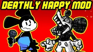 Oswald VS Mickey Mouse - Deathly Happy (FNF Mod) (BEST Moments)