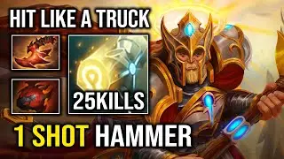 How to Play Mid Omniknight & 1 Shot Everything with Pure Hammer Run At Enemy Dota 2