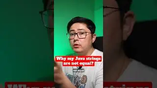 This is the real reason why your Java strings are not equal 