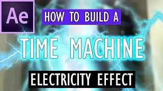 How to Build a Time Machine 🚀Electricity Effect in Adobe After Effects 🎆