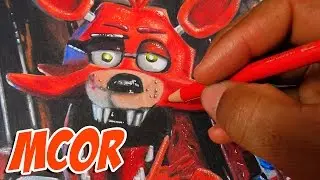 Drawing Foxy from Five Nights at Freddy's - Amazing Art for Kids