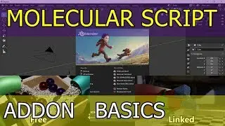 Basics Of The Molecular Script Addon - Blender 2.8