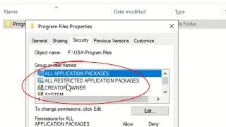 Transfer Security Permission from One folder to another in Windows 10