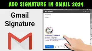 How to Add Signature in Gmail | How to add signature in gmail mobile (2024)