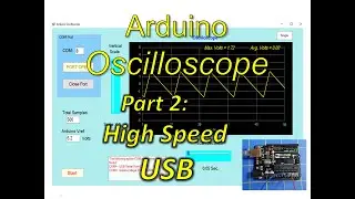 Arduino Oscilloscope Part 2: High Speed USB