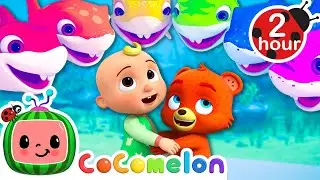 The Colorful Baby Shark Song 🦈 | CoComelon - Nursery Rhymes | Fun Cartoons For Kids