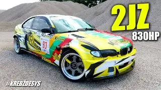 BANDAU SUDERINTI SEMI PRO ETAPUI -  E46 su 2JZ 830HP VARIKLIU.