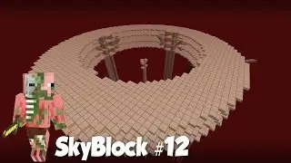 SkyBlock #12: БЕЗУМНАЯ ФЕРМА ЗОЛОТА на Скай Блоке!