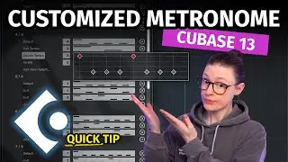 HOW TO CUSTOMIZE YOUR METRONOME | Quick Tip Cubase 13