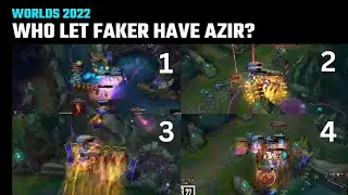 Don't let Faker have Azir - Faker’s 4 perfect Azir Ult | T1 vs JDG | Worlds 2022 Semifinals