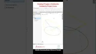 Creating Pringles in Solidworks -Solidworks Project Curve #solidworksprojectcurve #3dcurvesolidworks