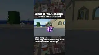 What If YBA Stands Were Accurate?