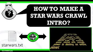 How to make a Star Wars crawl opening text video | Star Wars scroll & Scrolling text Crawler 