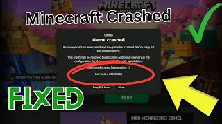 How to fix minecraft keeps crashing 805306369 Error code