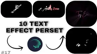 Top 10 alight motion text animation presets | XML text | text alight motion preset download free