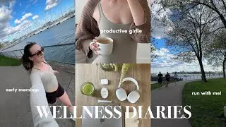 a *PRODUCTIVE GIRLIE* week in the life ☕️ early mornings, how to start running + consistency