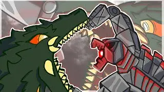 Mechagodzilla Vs Biollante! (Godzilla Comic Dub)