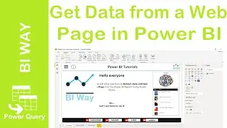 Import Data from Web in Power BI