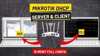 Dhcp Server Router MikroTik & Dhcp Client Router MikroTik | Dhcp-Server Setup & Dhcp-Client Setup