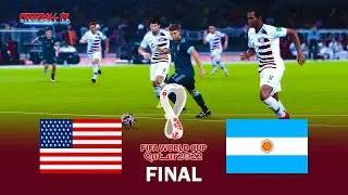 PES 2021 - USA vs ARGENTINA - Final FIFA World Cup 2022 - eFootball Gameplay