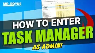 How to Enter Task Manager as Admin on Windows 10