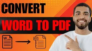 How to Convert Word File to PDF in Laptop (2025)