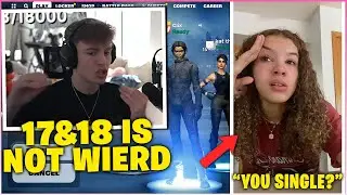 CLIX Calls His NEW GIRLFRIEND 'BABE' and Tries to Carry Her to the FIRST FORTNITE Win!