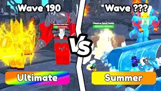 900k DPS!🔥ALL ULTIMATE VS ALL SUMMER🤯 ENDLESS MODE | Toilet Tower Defense