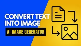 how to convert text into image| free AI image generator| Tech D