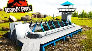 We Built the JURASSIC PARK RAPTOR PADDOCK - Ark Modded 3