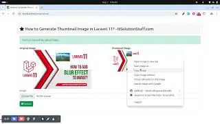 Laravel 11 Generate Thumbnail Image