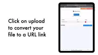 How to convert file to URL link