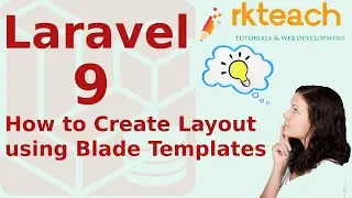 Laravel 9 tutorial in Hindi | Blade Template | Create Layout using Blade Template in Laravel 9