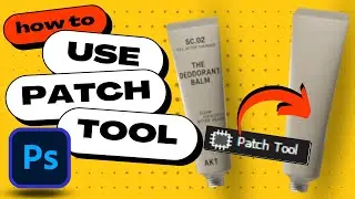 How to Use the PATCH TOOL to Remove & Clean Up Objects in Photoshop! (2-Minute Tutorial)