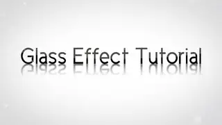 Glass Reflection Logo Effect Tutorial