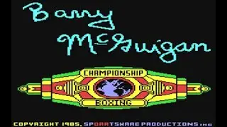 Barry McGuigan World Championship Boxing C64 But 10 mins Long