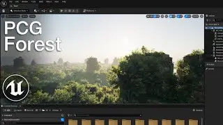 Unreal Engine 5.3 PCG Forest Electric Dreams Demo | UE 5.3