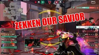 Tarik Reacts to SEN Zekken HERIOC 3k to SAVE SENTINELS | SEN VS FNC | Valorant