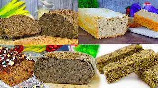 I don't buy bread anymore! 5 new quick bread recipes Without sugar, without wheat flour, without gl