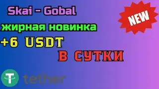 ЖИРНЫЙ майнер +6  USDT ЕЖЕДНЕВНО 🔥 Skai - Gobak  РЕАЛЬНЫЙ ЗАРАБОТОК в интернете на криптовалюте 2024