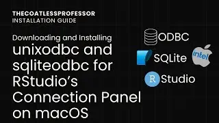 Installing unixodbc and sqliteodbc using Homebrew on macOS to setup SQLite for RStudios Connections