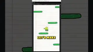 Let's Make Doodle Jump in One Minute #gamedev #unity #valem #learning