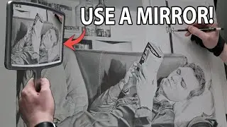 IMPROVE your ARTWORK using this SIMPLE MIRROR Trick!