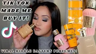 MIDDLE EASTERN PERFUME HAUL 🛍 VIRAL TIK TOK PERFUMES REVIEW | AMY GLAM ✨