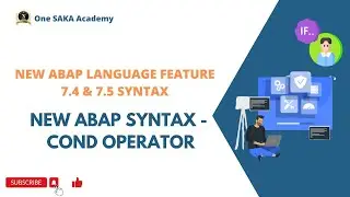 new ABAP Syntax - COND Operator