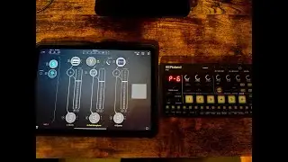 iPad Music and Roland P6….having fun