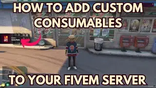 How To Add CUSTOM Consumables Items into Your FiveM Server | Custom Food / Drink Items Tutorial 2024