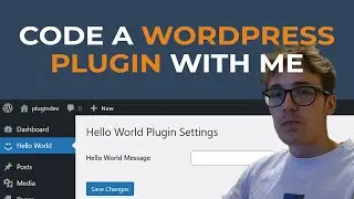 How to code a wordpress plugin | coding session #coding #wordpress