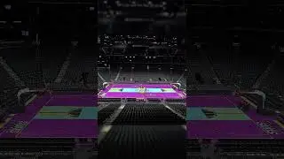 El Valle Court Timelapse. Phoenix Suns Display In-Season Tournament Court. #shorts